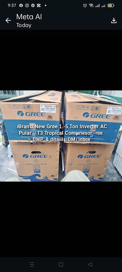 Gree AC 1.5 Ton