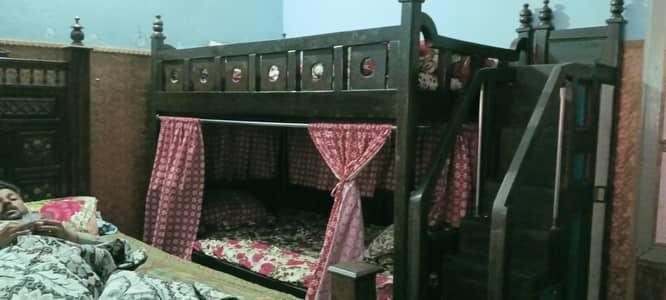 Wooden Bunker Bed