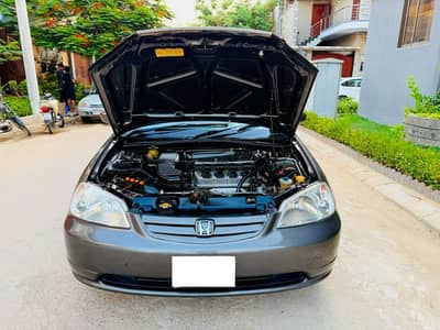 Honda Civic VTi 2002 – Grey Color | Chilled AC | No Work Required