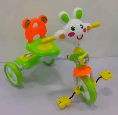 Kids Tricycle Bunny Design – 3 Wheel Baby Cycle for Boys & Girls