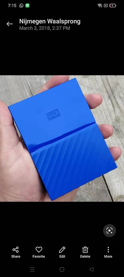 WD 2tb passport hard like new