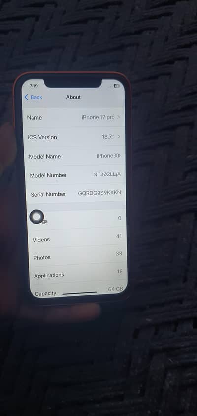 iPhone xr convert 17pro not pta bypass hi