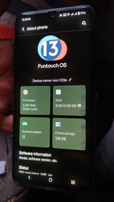 Vivo v23e 8+4 /128 Gb