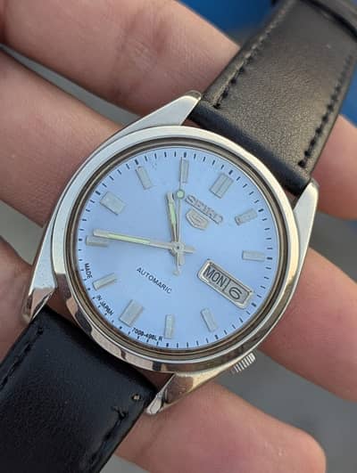 Seiko 5 SNXS 7009 Navy Blue Dial Original Watch