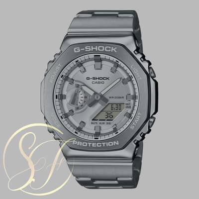 Casio G-Shock GM2100 Stainless Steel, GA2100, GA2300, Casio Edifice