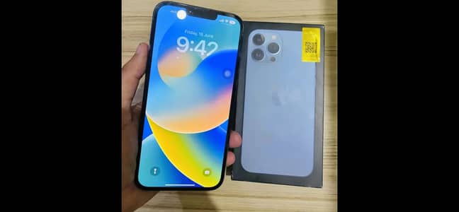 iPhone 13 Pro Max 256gb Like Brand New 10/10 Condition, PTA APPROVED.