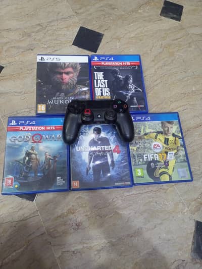 Ps4,5 games and controller