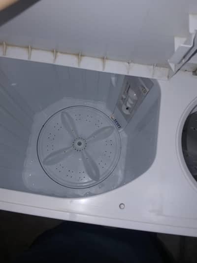 Haier semi automatic washing machine with dryer