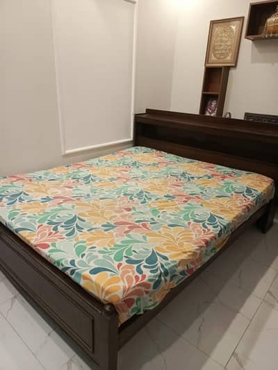 wooden bed for sale with mattress