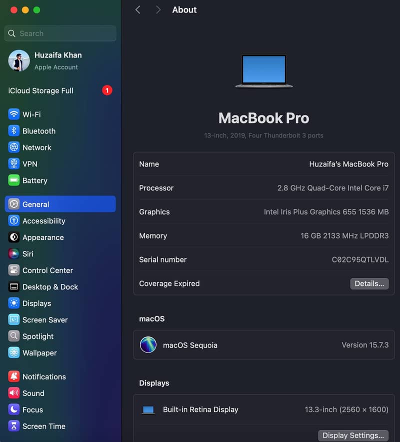 MacBook Pro 2019 2