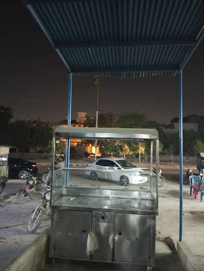 Burger ka pura setup or Dukan ka sath