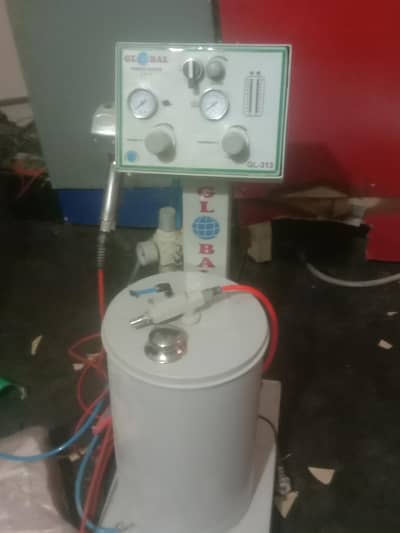 powder coating setup
