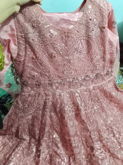 new baby pink colour maxi . ,. . . like a princess maxi