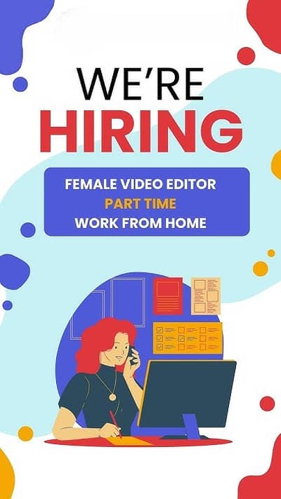 Hiring Female Video Editor