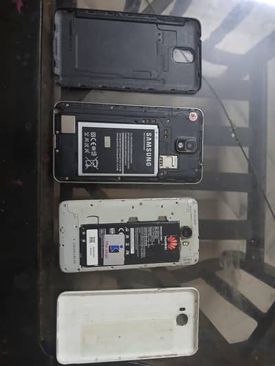 Huawei y6 and Galaxy Note 3 for parts available