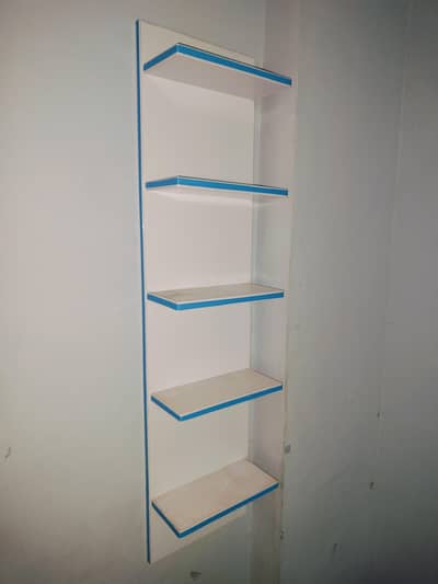 Foldable Charpai, Wall Shelf, Mirror With Light