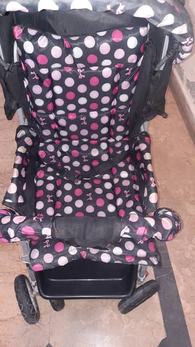 less used baby pram