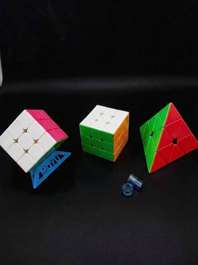 MoYu RS3M 2020 + Kiwi 3x3 + Pyraminx Bundle | Speed Cubes for Sale