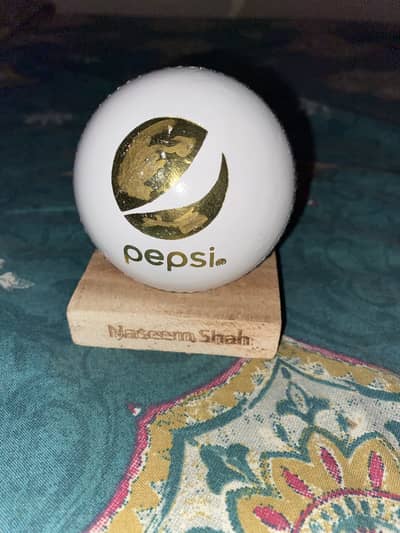 Pepsi Signed ball Naseem Shah