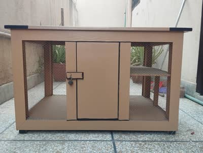 wooden cage  for cat