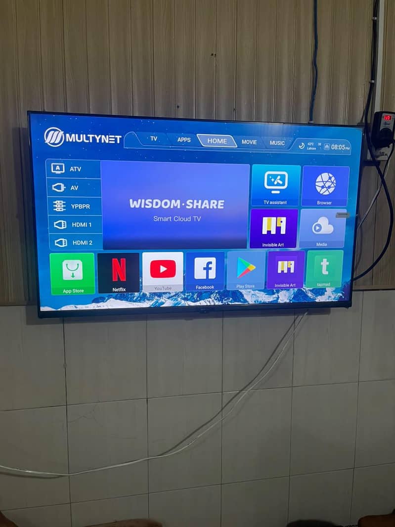 Multynet android led mount wall All ok 2