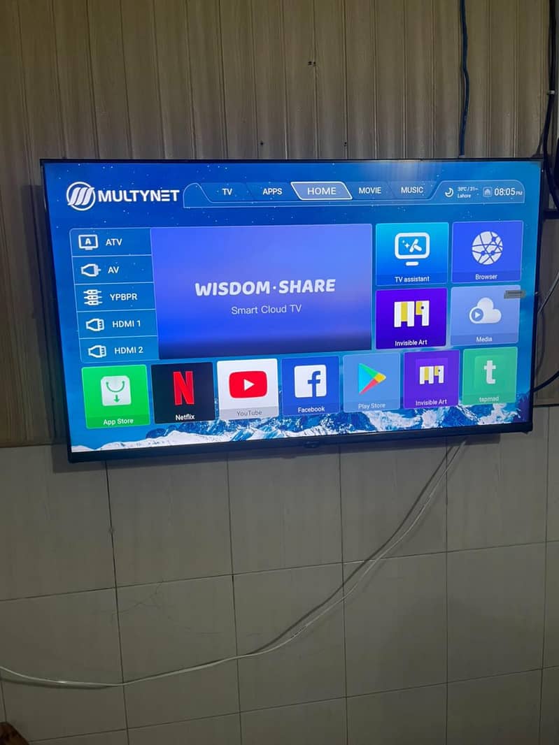Multynet android led mount wall All ok 3