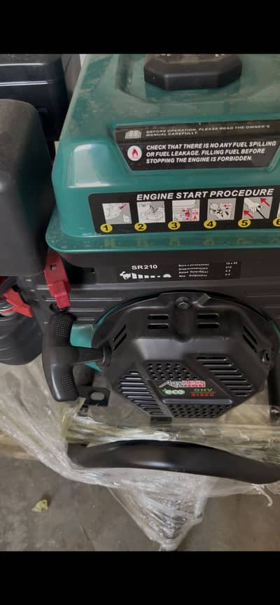 Tilling machine generator for farming