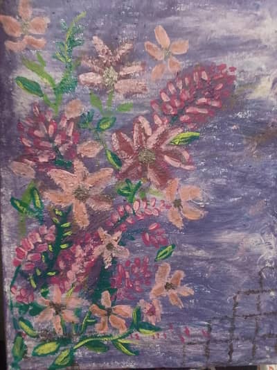 handmade floral painting
