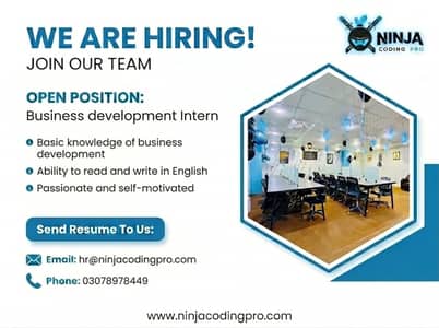 Hiring Business Development Intern – Night Shift