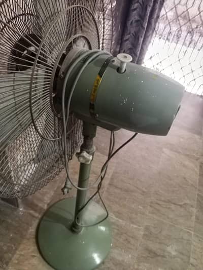 stand fan copper
