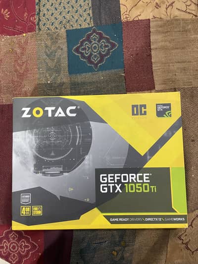 Zotac GTX 1050Ti 4GB OC Edition(With Box) Sealed