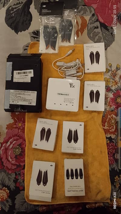 DJI Mavic Air 2 charger and fans
