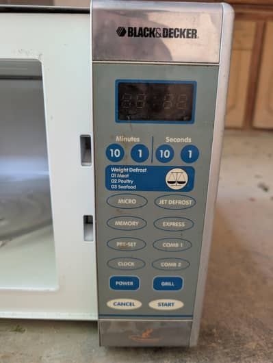 Black and Decker Microwave