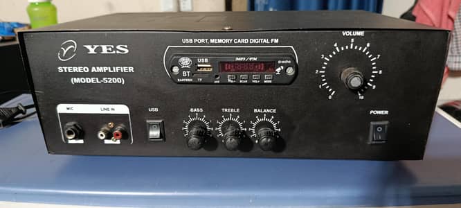 Yes Amplifier Good Condition 6",8",10" Speakers supported