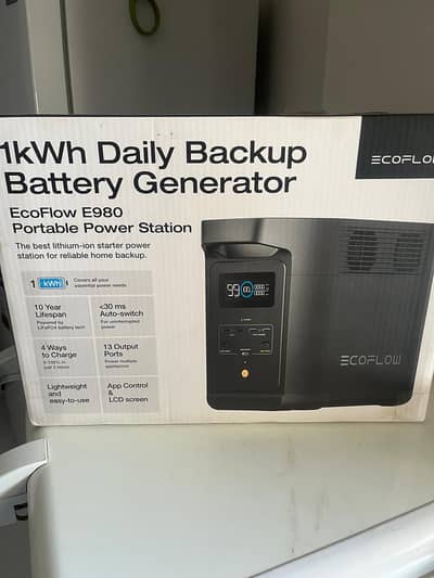 The EcoFlow E980 Portable Power Station