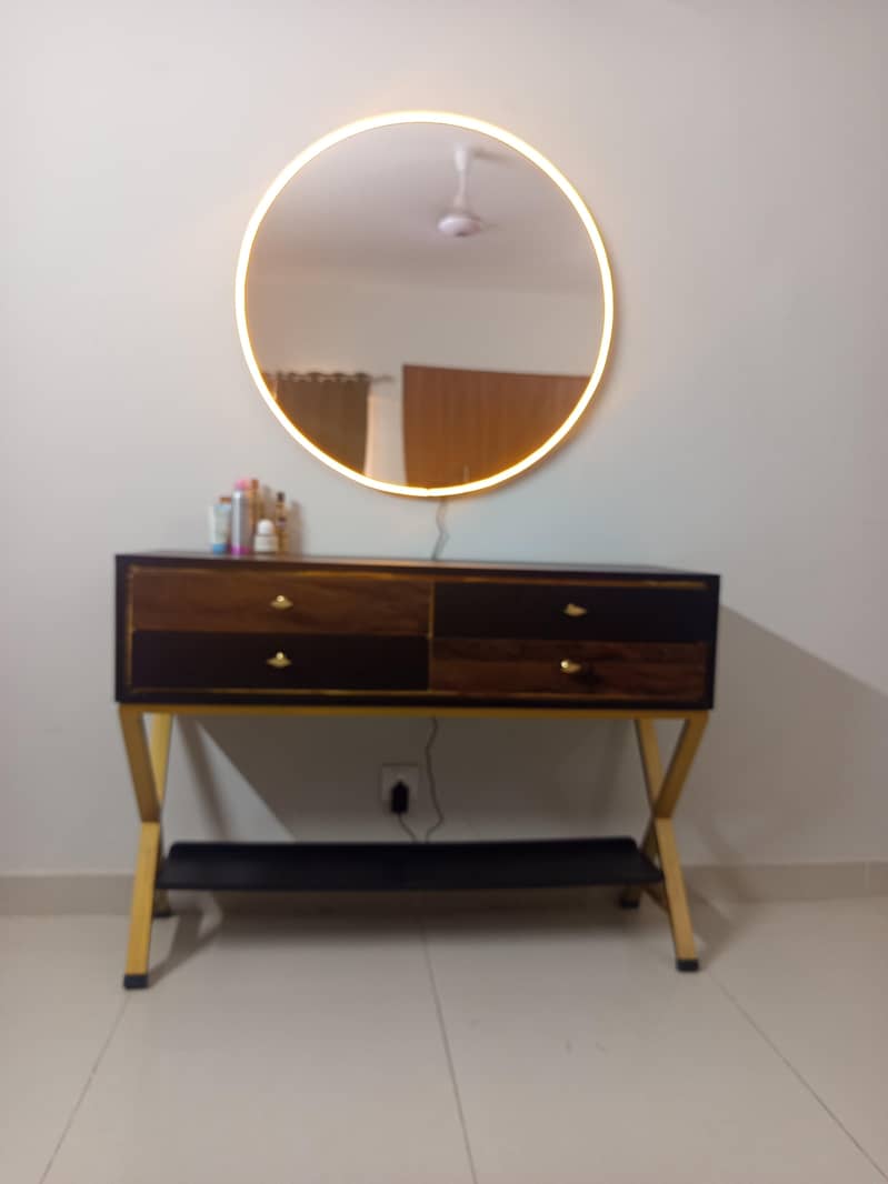 console table with mirror 0