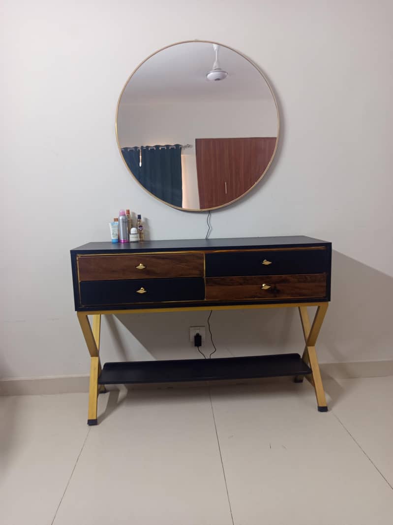 console table with mirror 1