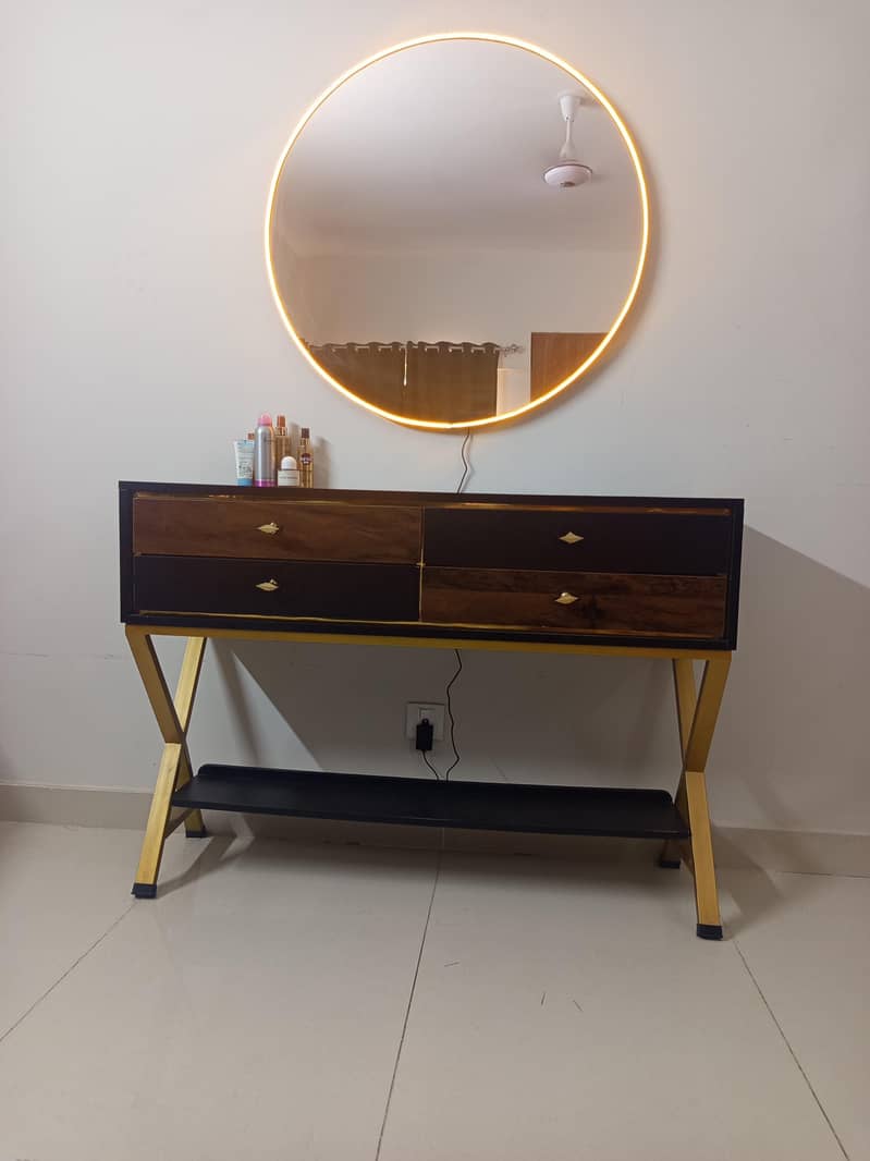 console table with mirror 2