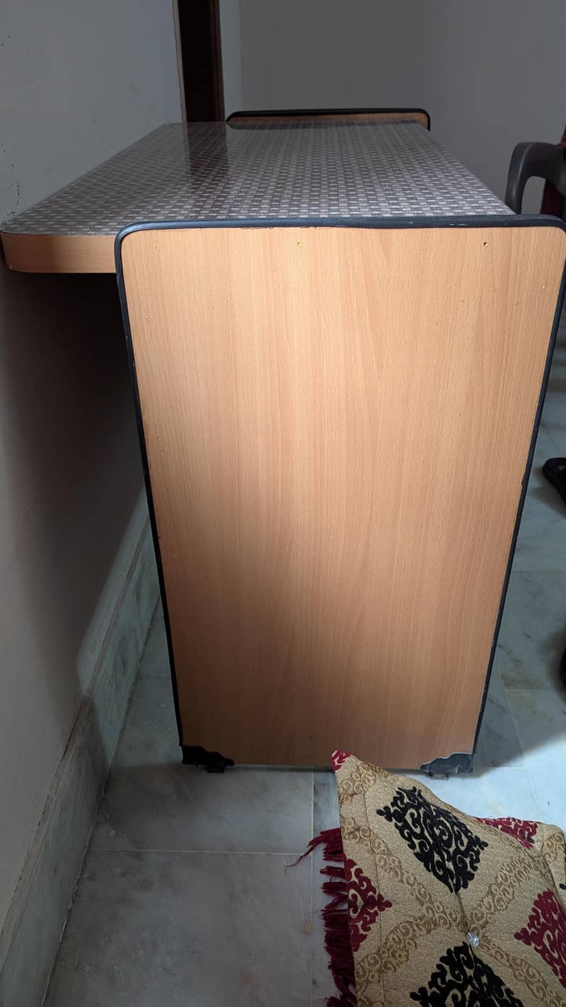 Table with Drawers - Brown 3