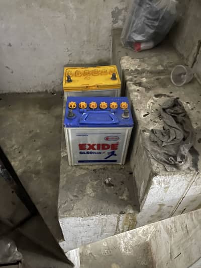 Battery exide phonix 1 mounth used
