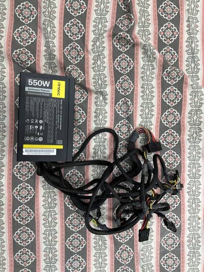 Anter Earthwatts 80+ Platinum 550 Watt Power Supply.
