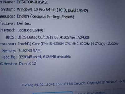 Dell latitude e6440   For urgent sale