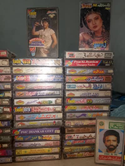 audio cassettes