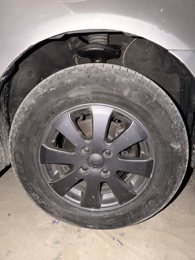 Dunlop 14 Inches Tyres and Japani Rims