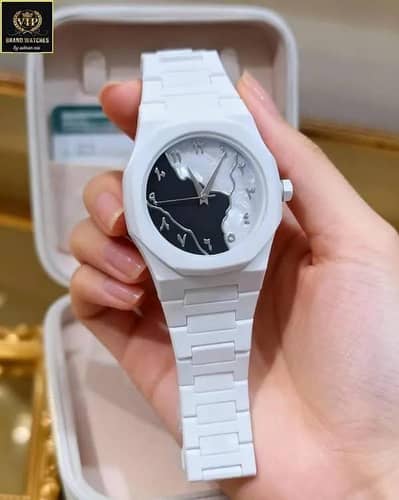 new watch three colour white black pink latest model water watch