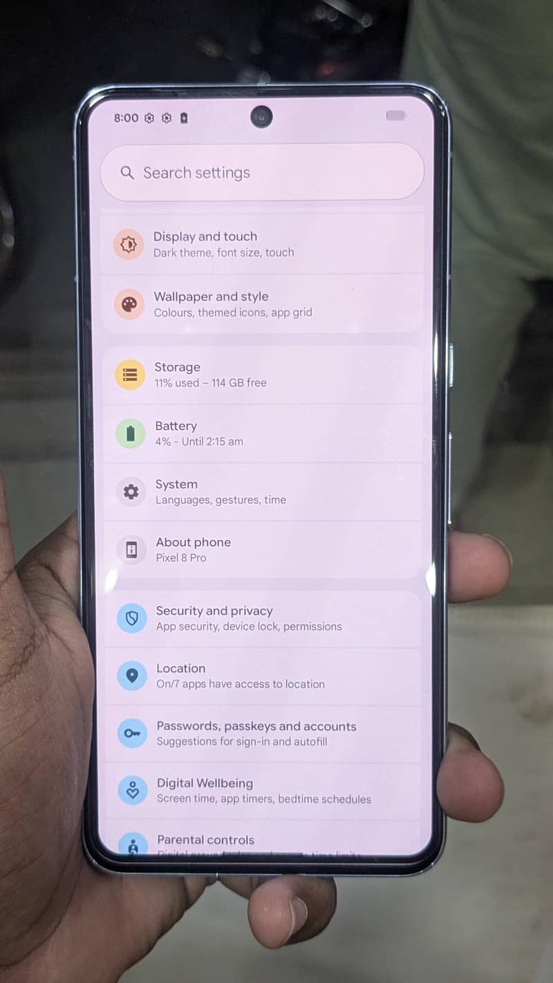 Google Pixel 8 Pro 7