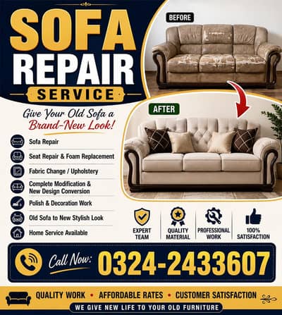 sofa sets, sofa repair, furniture polish