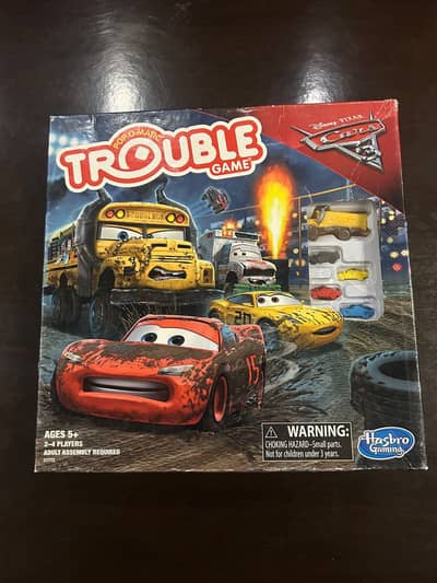 Disney Pixar Cars 3 Pop-O-Matic Trouble Board Game + Mini Cars Rs. 1399
