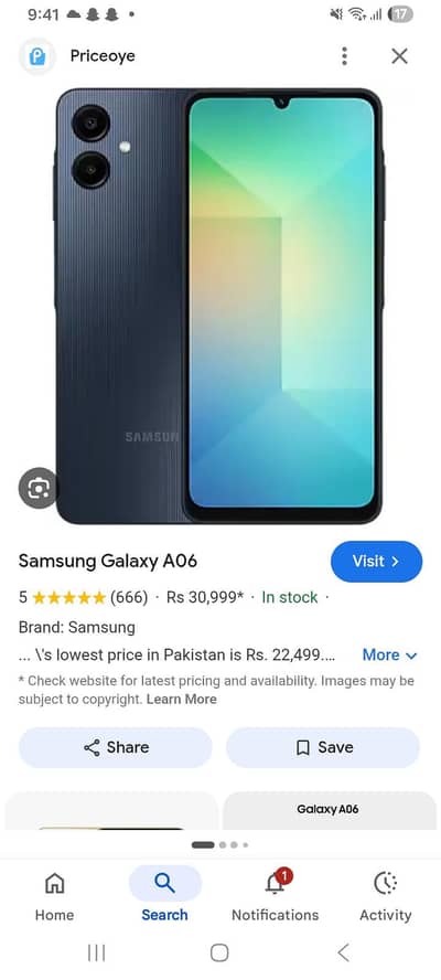 Samsung Mobile A06