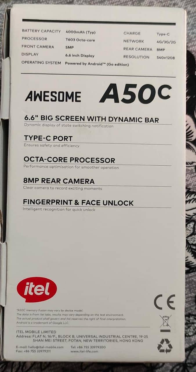 Itel A50C 1